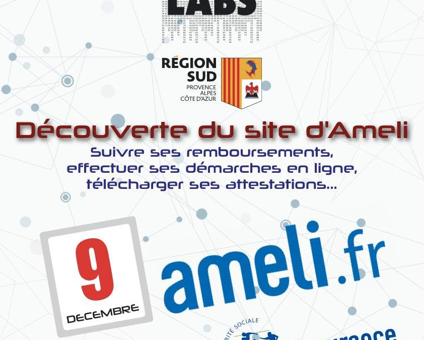 9 décembre : découverte du site ameli.fr
